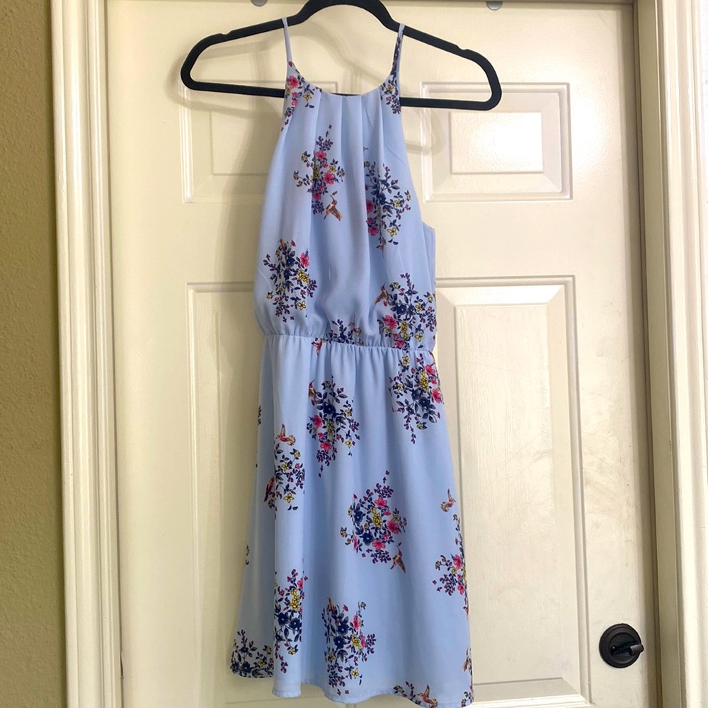 fun blue dress
